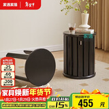 家逸实木凳子茶几家用可叠放组合凳创意圆凳餐厅椅子客厅小板凳子