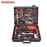 万克宝（WORKPRO）170件套工具组套家装维修工具箱电钻手电钻冲击钻电动螺丝刀组套