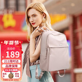 高尔夫（GOLF）双肩电脑包女15.6英寸笔记本电脑包女士商务背包学生书包出差旅行