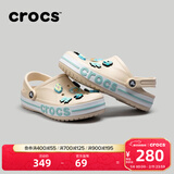 卡骆驰（CROCS）洞洞鞋贝雅卡骆班轻便耐磨一脚蹬休闲鞋|205089 冬日白/彩色-1LI 39 (240mm)