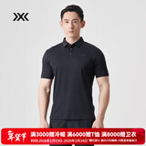 XBIONIC橡树高尔夫polo衫短袖男凉感T恤运动商务泡泡纱舒适透气 22002 暗夜黑 2XL （171-190斤）