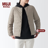 MUJI MUJI 女式轻量羽绒便携式夹克衫羽绒服短款轻薄女款冬季BDC07C1A 浅米色 L (165/88A)