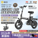 新日（Sunra）新国标折叠电动自行车铝合金代驾电动车锂电池助力电瓶车超长续航迷你小型男女士代步 高配8减震/A品电芯-25A/75km
