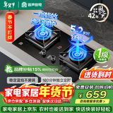 容声燃气灶天然气煤气灶家用双灶直喷猛火定时一级能效猛火大火力5.2KW灶具JZT-RLBD11T