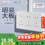 德力西(DELIXI)明装开关插座面板 CD158系列 十五孔插座