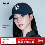 MLB帽子男女情侣棒球帽软顶鸭舌帽秋冬运动帽四季3ACP6601N-50NYS-F