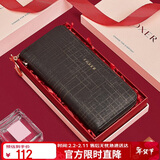 金狐狸（FOXER）牛皮女士钱包大容量短款卡包钱票夹手拿包零钱包生日情人节礼物