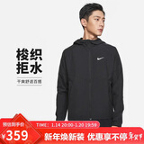 耐克NIKE男子 春秋款 轻盈梭织夹克 运动休闲 DD4747-010黑L