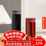 乐扣乐扣（LOCK&LOCK）不锈钢纤巧便携保温茶水杯车载商务男女保温杯子300ml黑色LHC561
