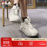 FILA 斐乐官方可颂鞋面包鞋2025年男鞋厚底休闲老爹鞋