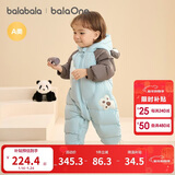 巴拉巴拉童装婴儿连体羽绒服连体衣宝宝衣服2025冬装哈衣爬服萌趣男童女童
