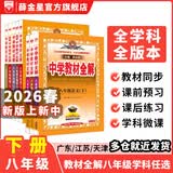 薛金星【年级自选】中学教材全解七八九年级上册下册语文数学英语物理各学科自选初中全解课堂笔记 八年级下册 【物理】(人教版)