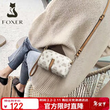 金狐狸（FOXER）女士包包女包大容量单肩斜挎包手机包小包生日情人节礼物送女友