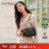 红谷女士包包斜挎包菱格链条包牛皮单肩包流苏小包 情人节礼物