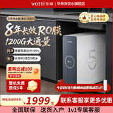 华帝（VATTI） 净水器母婴家用1200G流速0阻垢剂进口活性炭8年RO反渗透厨房专用台下式直饮过滤净水机 1200G流速体验8年长效直饮净水器