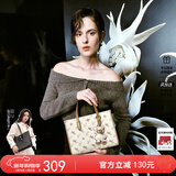 纽芝兰（NUCELLE）包包女款飞马小公文托特包单肩斜挎包手提包新年情人节生日礼物