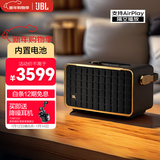 JBL 音乐世家A300WiFi蓝牙音箱 便携户外音响 家用电脑桌面HIFI无损低音炮 新年礼物送男生 黑色