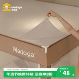 美朵嘉（MEDOGA）坐床方顶蚊帐专用 单独物理遮光顶防尘布挡风挡灰卧室家用1.5米床