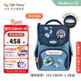 TigerFamily虎米儿童书包小学生一二年级男女孩轻便背包超轻大容量减负护脊 小童【环保配灯】方块城市