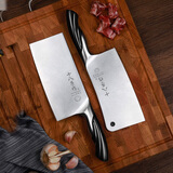 十八子作具套装砍切两件套菜刀雀开屏双刀组合SL1210-A/B【精美礼盒装】