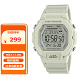 卡西欧（CASIO）手表男小方块多功能学生男女表运动计步防水电子表LWS-2200H-8A