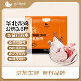 京东跑步鸡华北柴鸡（公鸡）3.6斤 冷冻 180天林地散养 铁锅炖爆炒食材