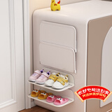 安尔雅鞋架挂式迷你窄小简易壁挂宝宝鞋子收纳童鞋 折叠鞋架2个装