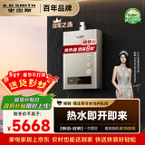 史密斯（A.O.SMITH）16升精钢燃气热水器 增压零冷水  持久恒温大水量 负压更安全  JSQ31-BJS 以旧换新