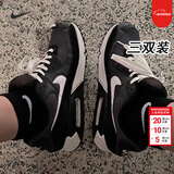 耐克（NIKE）男袜女袜 25新款训练透气短中长袜快干休闲跑步健身运动nike袜子 SX7677-010/黑色/三双装/中袜 M/24-26厘米/38-42码