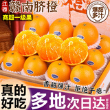 粤迎江西赣南脐橙【闪送-多地次日达】正宗当季香甜多汁新鲜手剥橙子 10斤甄选果【爆甜多汁】净9.0斤