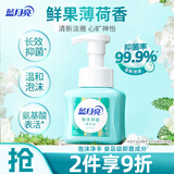 蓝月亮泡沫洗手液氨基酸抑菌 泡沫细腻滋润保湿（鲜果薄荷）255ml 泡泡