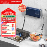 摩飞电器（Morphyrichards）果蔬清洗机 家用双仓有线洗菜机 蔬菜水果分类去农残净化机洗水果神器 MR2061 轻奢蓝