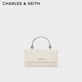 CHARLES&KEITH质感拎手提链条斜挎单肩小方包包女包生日礼物CK6-10840559-A