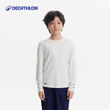 迪卡侬儿童防晒长袖T恤男童跑步训练服运动上衣女-5904328