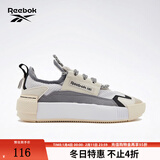 锐步锐步官方男女SUDECA舒适机能风奶油厚底低帮休闲板鞋 FZ2003 白色/灰色 36.5