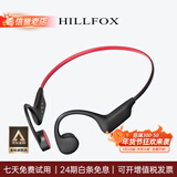 HILLFOX【德国品牌】真无线骨传导挂耳式蓝牙耳机运动健身防水游泳持久续航32G内存适配苹果 黑色【32G内存+IP68级防水】