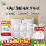 然牌 TTC静音抗菌白鹅毛被芯 加厚保暖冬被 约4斤 150x200cm 白色