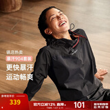 HOTSUIT 后秀暴汗服男款夏季运动套装男女同款健身服跑步服轻薄降体服 黑色-女款经典长款 XL