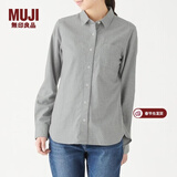 MUJI MUJI 女式 新疆棉 轻量法兰绒 衬衫 W9AC506 灰色 M