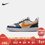 NIKE 耐克男女休闲板鞋COURT BOROUGH儿童运动鞋时尚小白鞋青少年大童