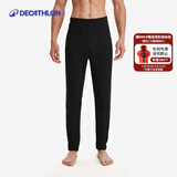 迪卡侬（DECATHLON）户外滑雪速干跑步透气轻量保暖舒适排汗弹力打底衣裤 【男士】黑色下装 2XL
