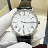 【二手99新】浪琴(Longines)男表瑰丽系列经典自动机械男士腕表 瑞士名表 二手浪琴手表 34.5白面-皮带L4.821.4.11.2