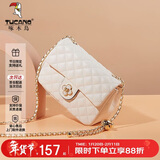 啄木鸟（TUCANO）包包女款2026年单肩包小香风菱格链条斜挎包实用新年货节生日礼物