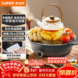 苏泊尔（SUPOR）围炉煮茶电陶炉多功能家用电煮茶炉养生泡茶烧水煮茶器蒸茶器白茶黑茶蒸茶器不挑器具SW-DTL-W1