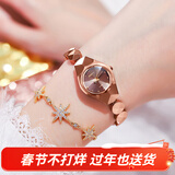 劳士顿（ROSDN） 手表女简约防水石英表女表双日历女士手表新年新年礼物送女友