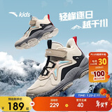 安踏儿童棉鞋男女大童户外加绒保暖棉鞋山脊运动棉鞋A12446932H