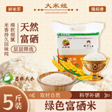 大米姐绿色富硒米5斤/10斤东北稻花香火山岩米25年新米绿色食品吉林大米 富硒大米5斤