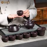 金镶玉紫砂壶套装功夫茶具喝茶送人礼盒宜兴原矿半手工范林强潘壶