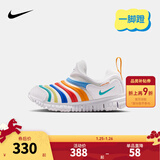 NIKE 耐克男女童毛毛虫运动鞋DYNAMO FREE缓震舒适儿童一脚蹬休闲童鞋 343738-106 28 【建议脚长17cm】