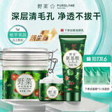 野菜按摩膏面部深层清洁毛孔美容院清洁霜脸部皮肤垃洁肤霜 洁肤霜260g